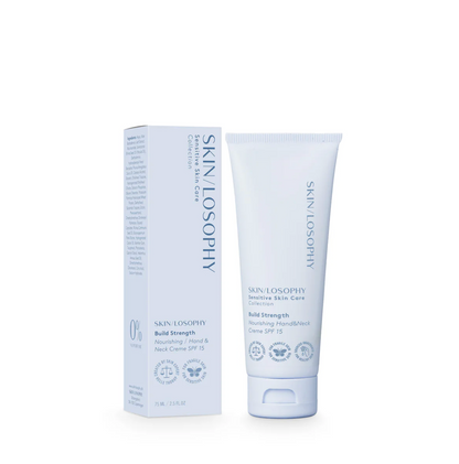 Skinlosophy - Build Strength - Nourishing Hand & Neck Creme SPF15 - 75 ml
